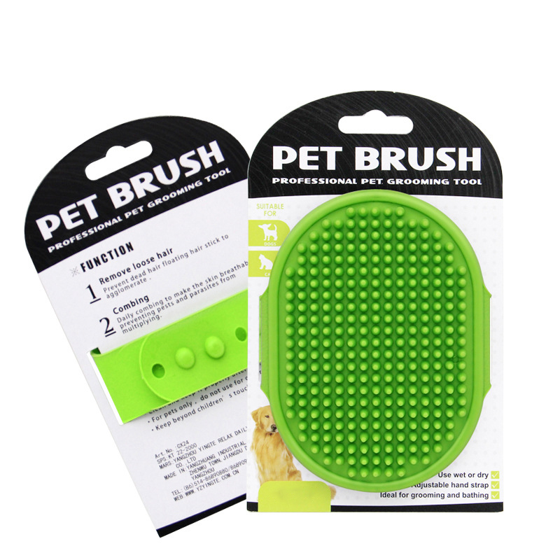 Pet Grooming Comb Dog Bath Brush Premium Cat Shampoo Brush