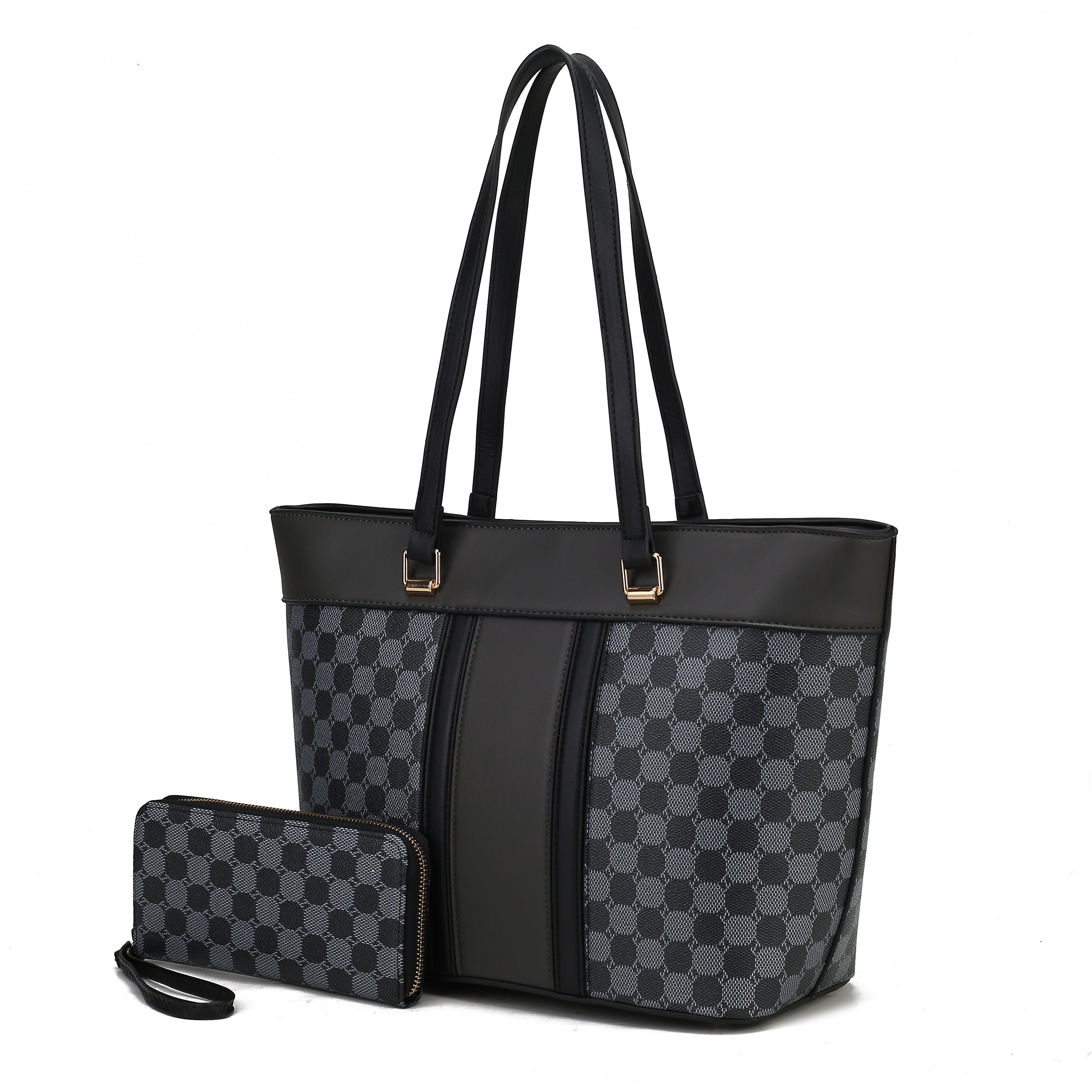MKF Collection Fabiola Women’s Tote Bag with wallet by Mia K  -2 piece set