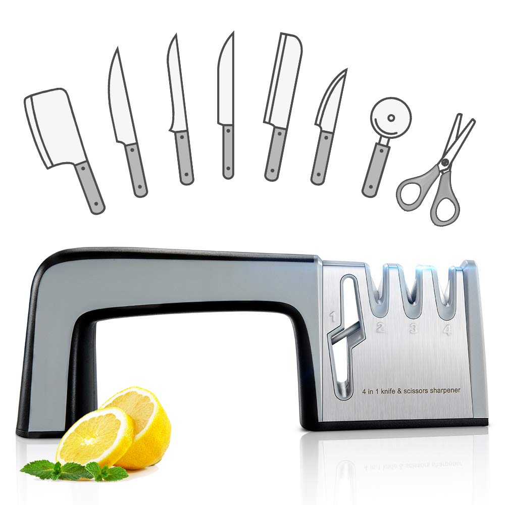 4-in-1 Knife Sharpener Scissors Grinder