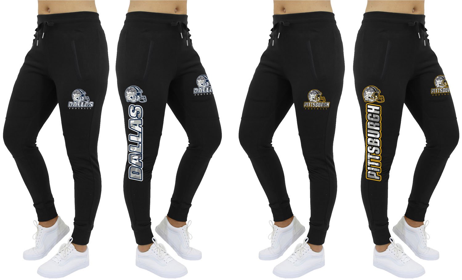 Women Army Camo Football Jogger Sweatpants