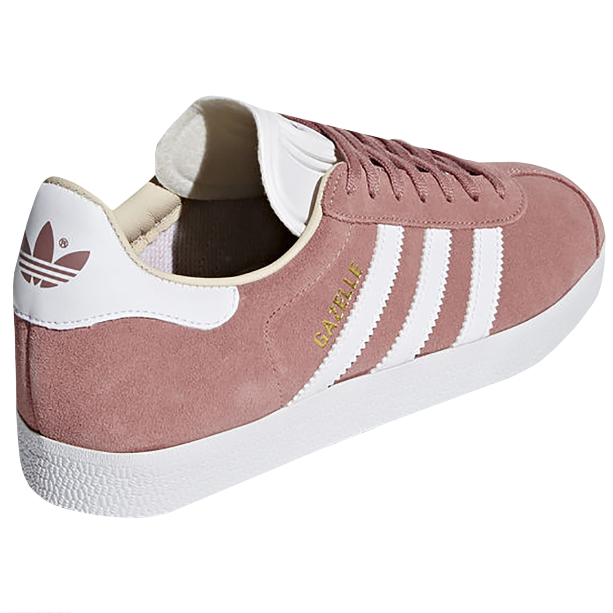 Adidas Women's Gazelle OrthoLite Suede Casual Shoes - Ash Pearl Pink ...