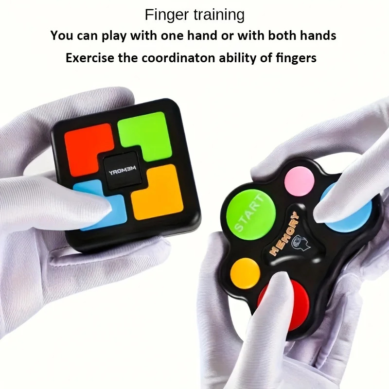 Handheld Memory Game with Lights & Sounds Educational Brain Teaser Toy