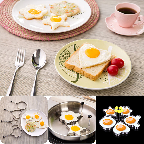 Stainless Steel Fried Egg Shaper Pancake Mould Stainless Steel Fried Egg Shaper Pancake Mould
