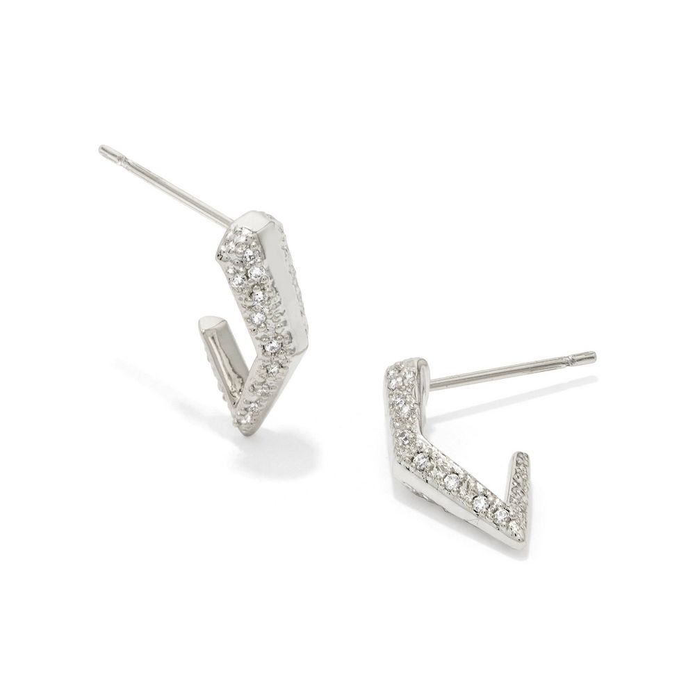 Kendra Scott Meridith Metal Huggie Earrings