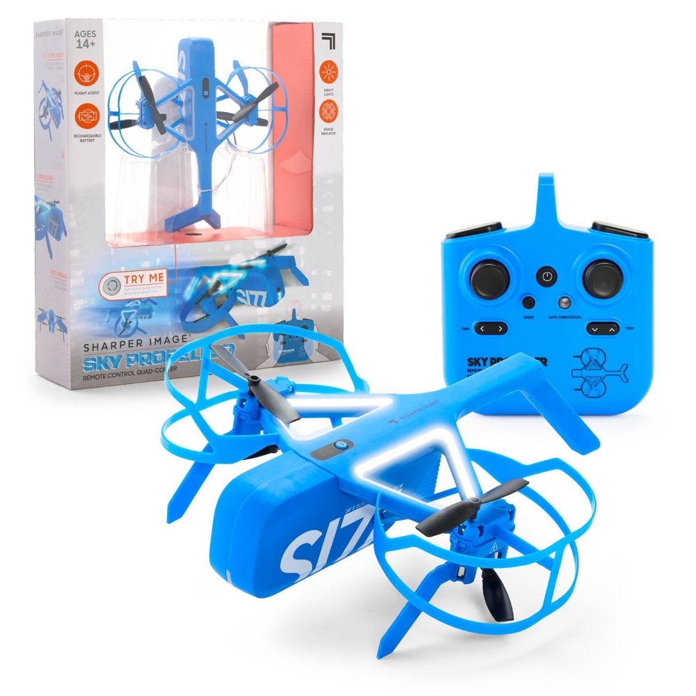 Sharper Image Sky Propeller Remote Control Quad Copter Drone - Open Box