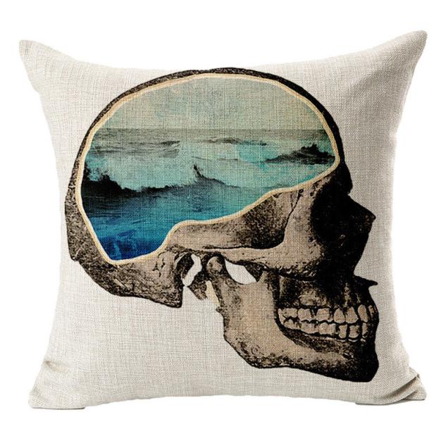 Skull Sofa Bed Home Decor Pillow Case Cushion Cover Skull Sofa Bed Home Decor Pillow Case Cushion Cover