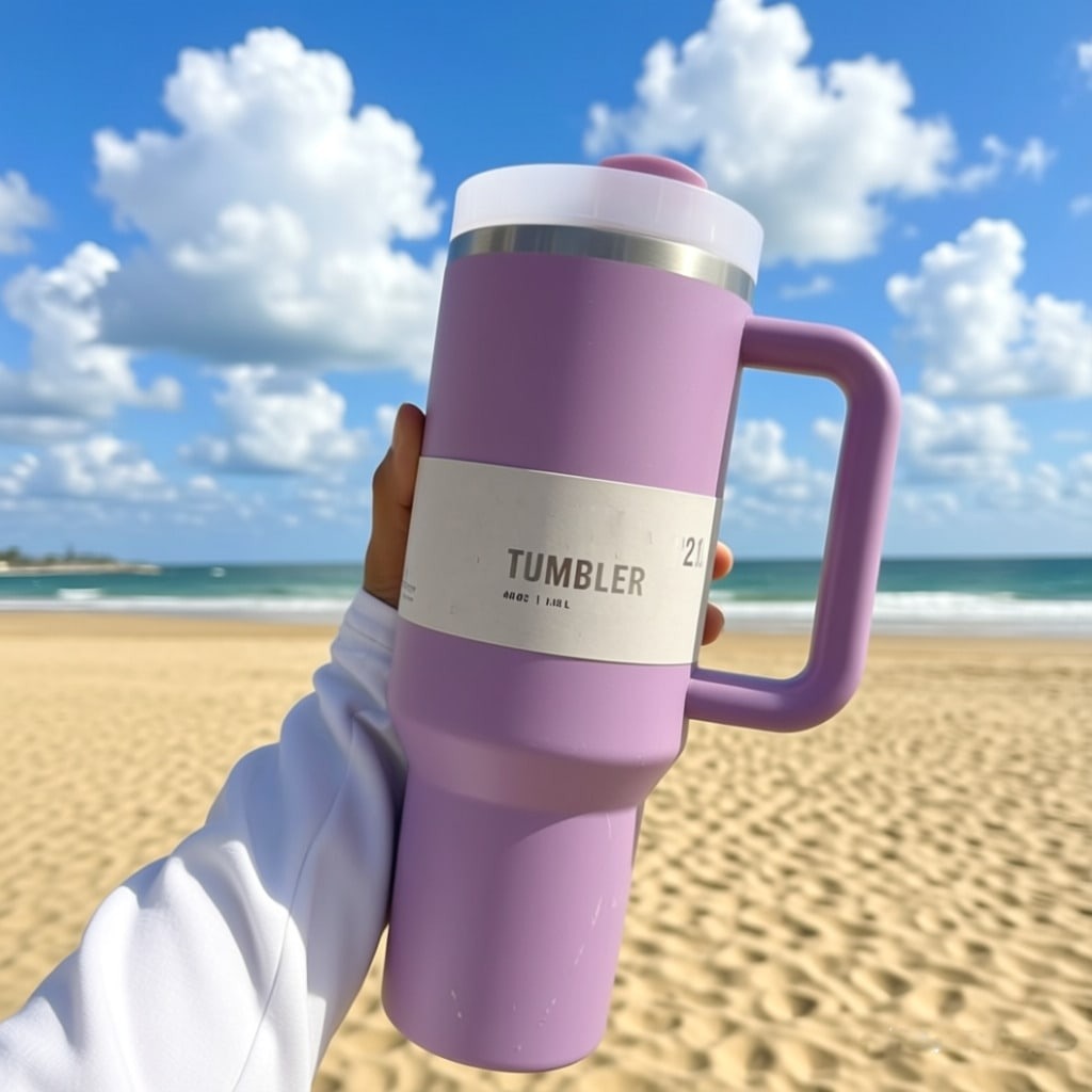 40oz Stainless Steel Straw Tumbler