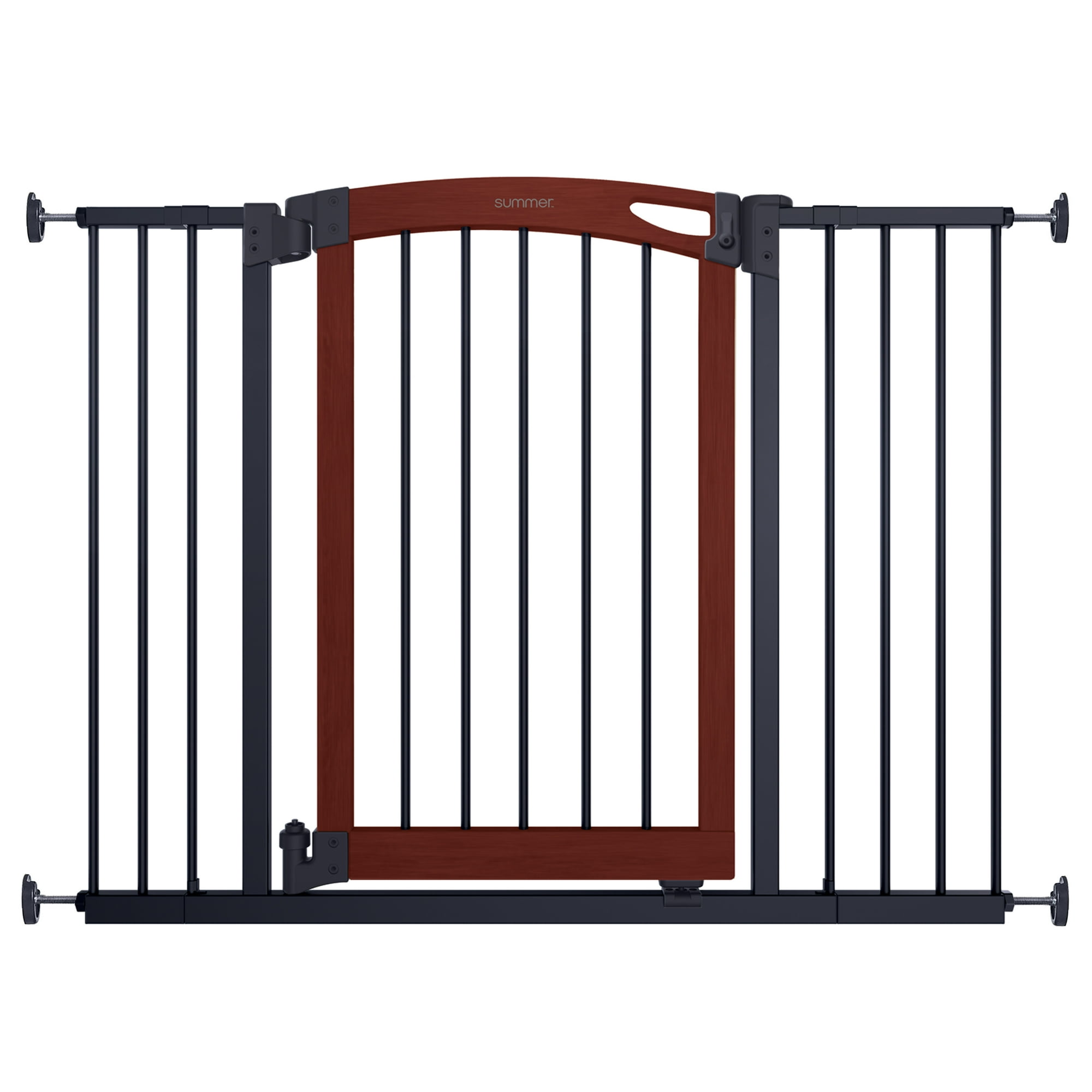 SUMMER INFANT ESSEX CRAFT SAFETY GATE - CHERRY & CHARCOAL GRAY