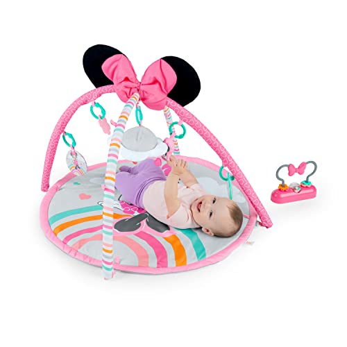 BRIGHT STARTS DISNEY BABY MINNIE MOUSE FLOWER BESTIES ACTIVITY GYM - PINK
