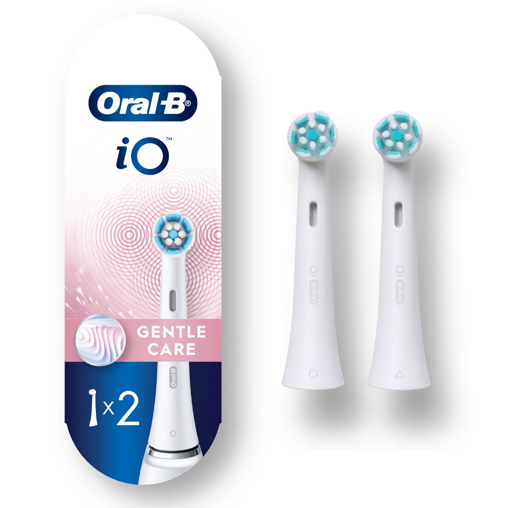 2-Pack Oral-B iO Gentle Care Replacements Electric Toothbrush Brush Heads