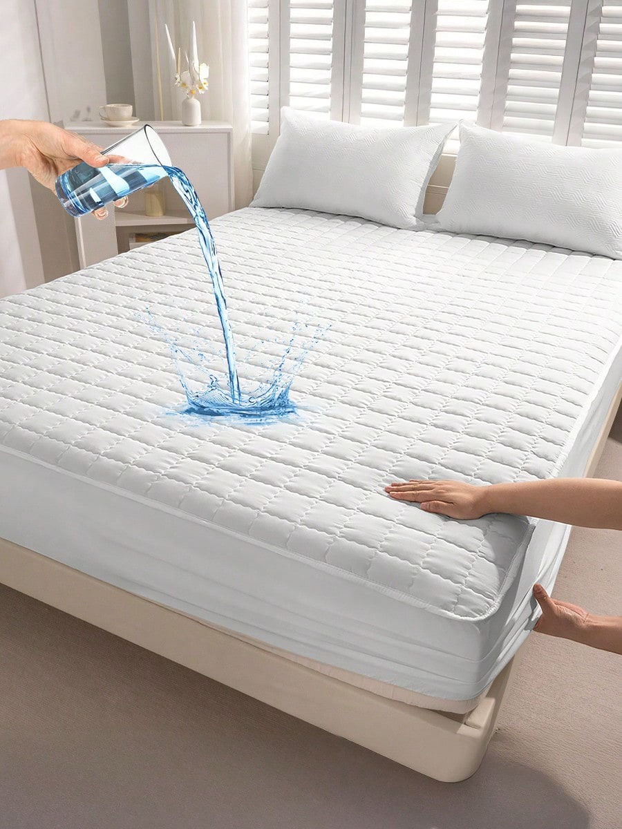 Waterproof Mattress Protector Queen Size, Premium Cooling Mattress Pad Mattress Protector for Hot Sleepers