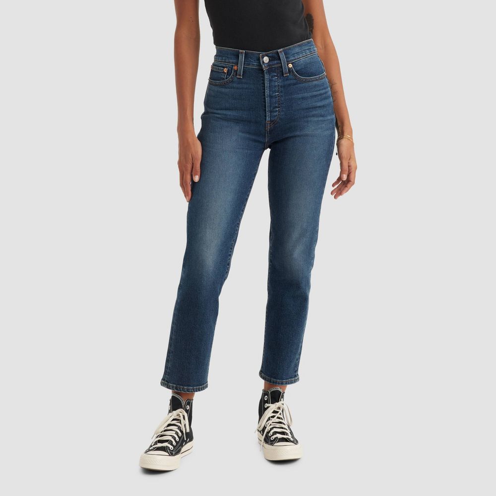 Levi's Women's High Rise Straight Leg Crop Jeans