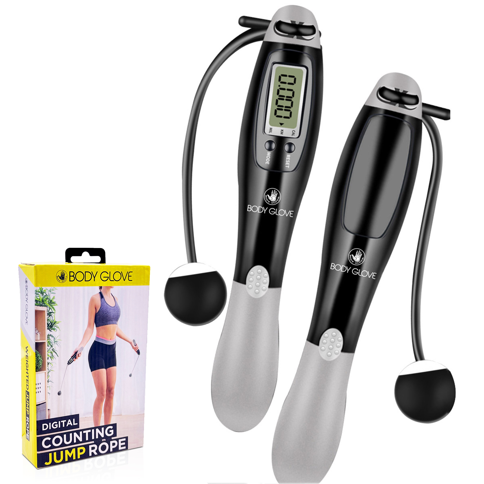 Body Glove Intelligent Counter Jump Rope Steel Wire Ski Rope Two Way Jump Rope