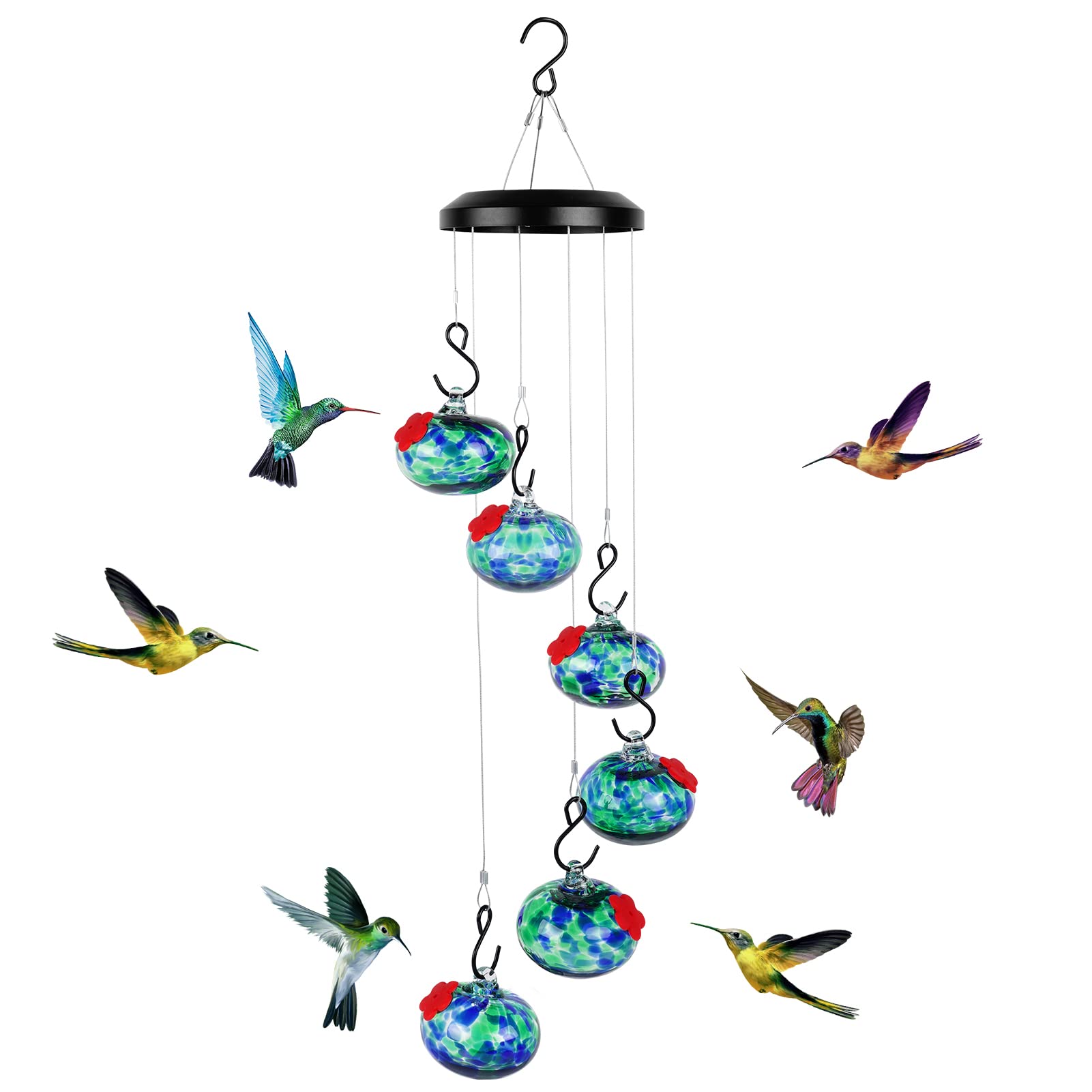 Headak Life Charming Wind Chimes Hummingbird Feeders