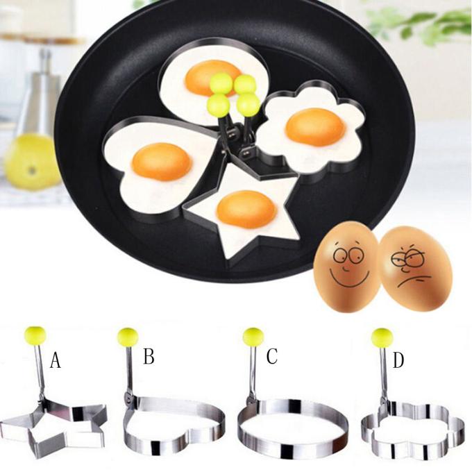 Stainless Steel Fried Egg Shaper Pancake Mould Mold Kitchen Cooking To Stainless Steel Fried Egg Shaper Pancake Mould Mold Kitchen Cooking To