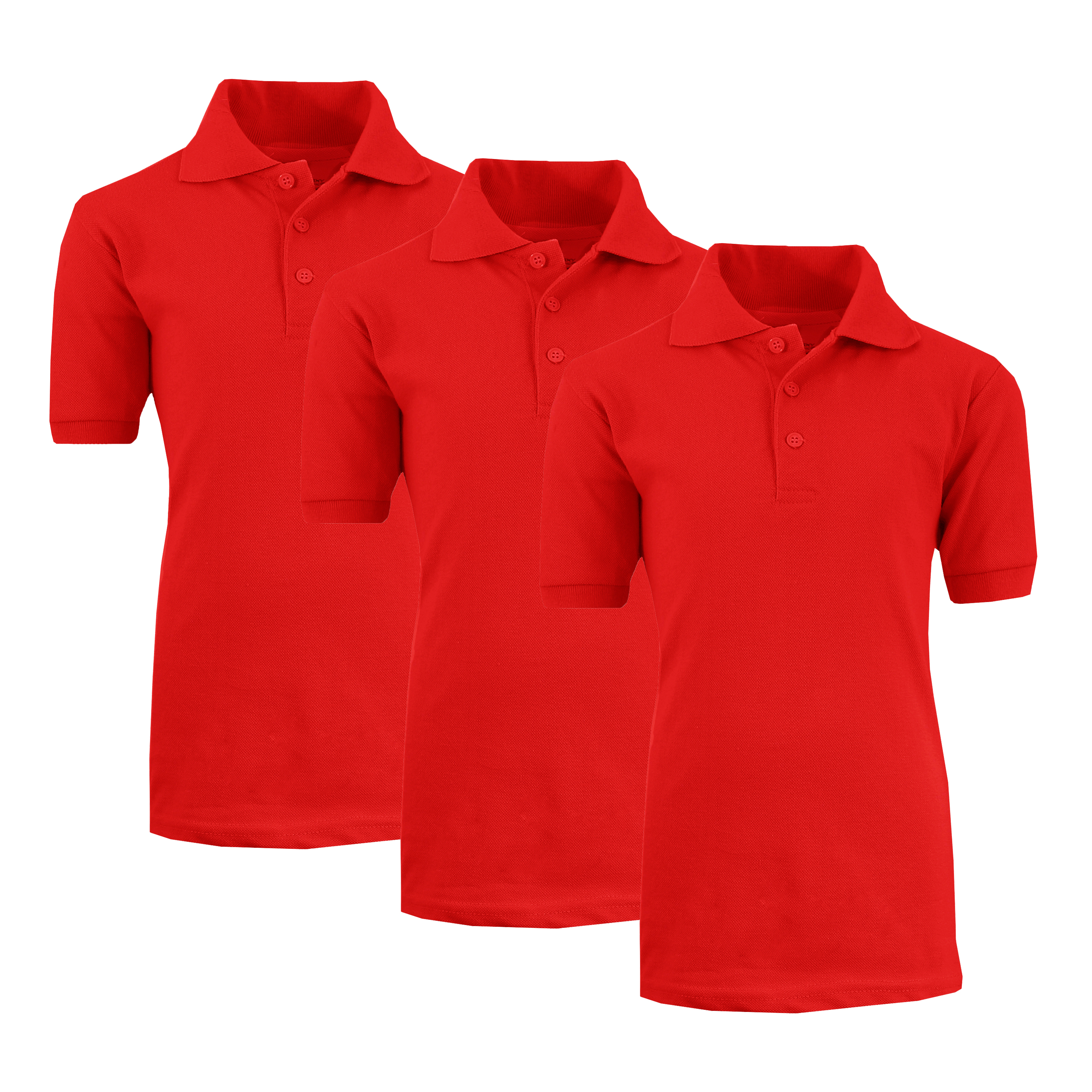 3-Pack Boys School Uniform Polo (Little Boys & Big Boys)