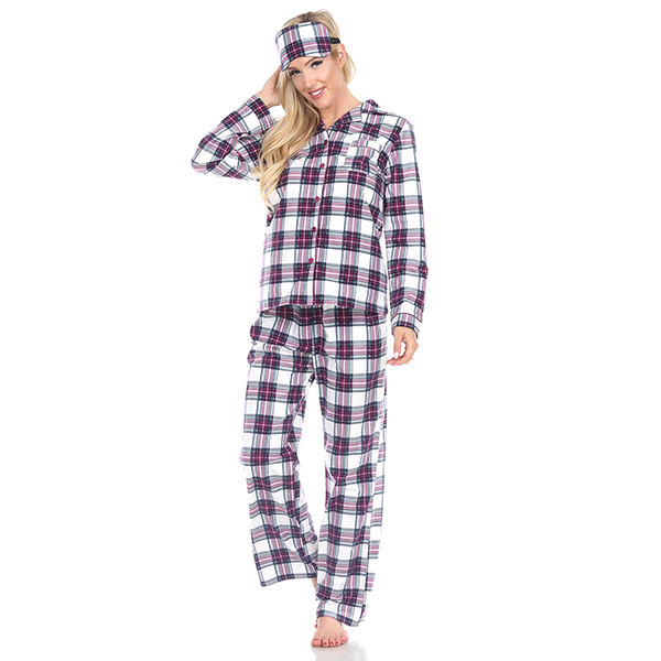Three-Piece Pajama Set - Extended Sizes