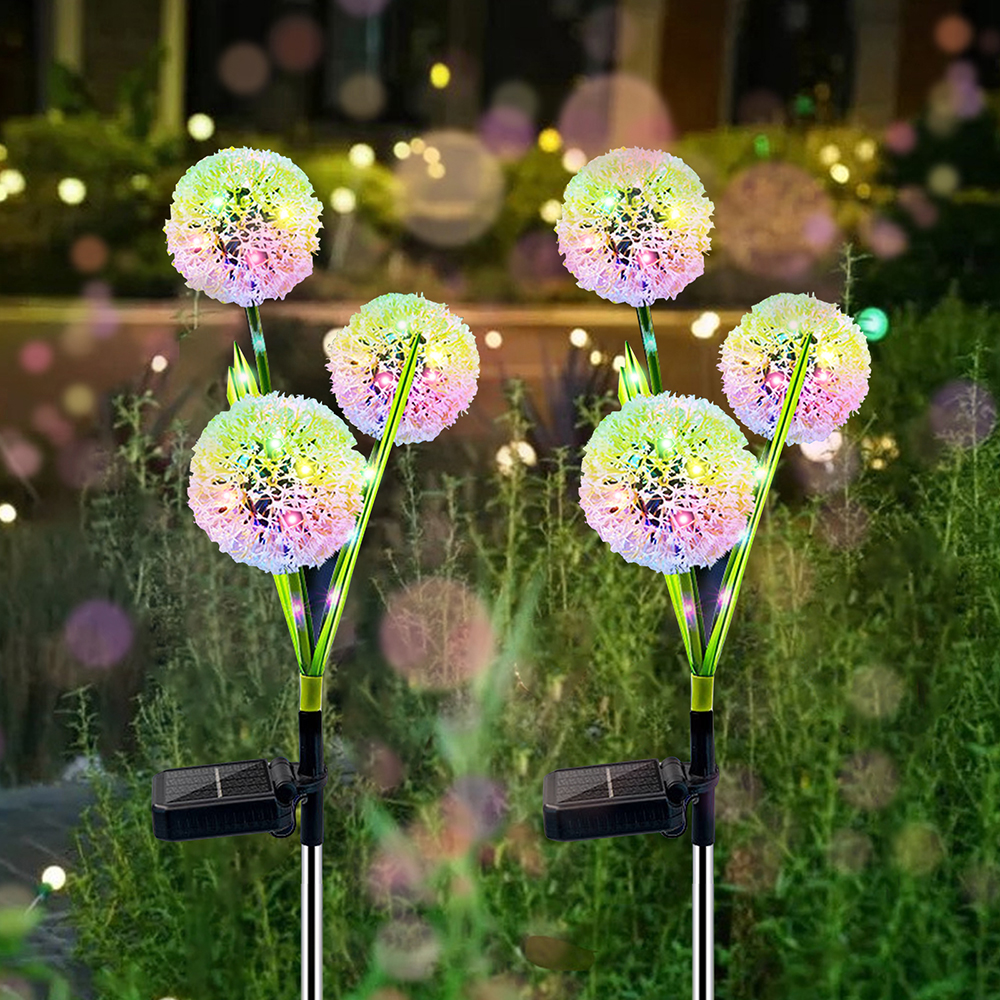 Solar Lights Outdoor Garden Decor Dandelion Garden Lights