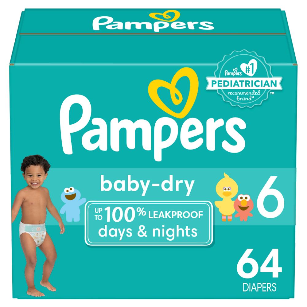 Pampers Baby Dry Diapers - Open Box