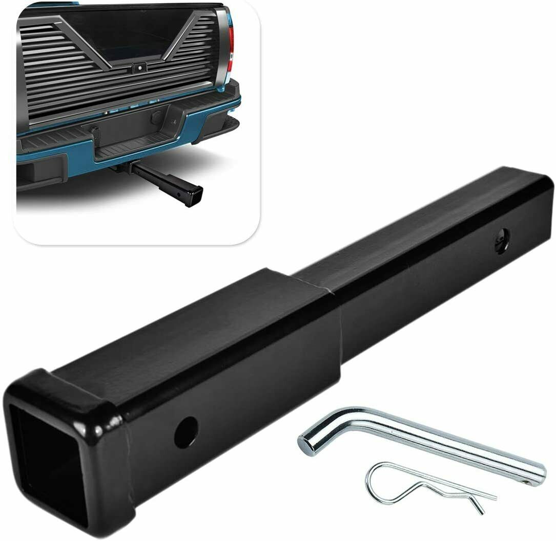 Zone Tech Trailer Hitch Receiver Tube Extender 2" Receiver 7" Length 3500lb