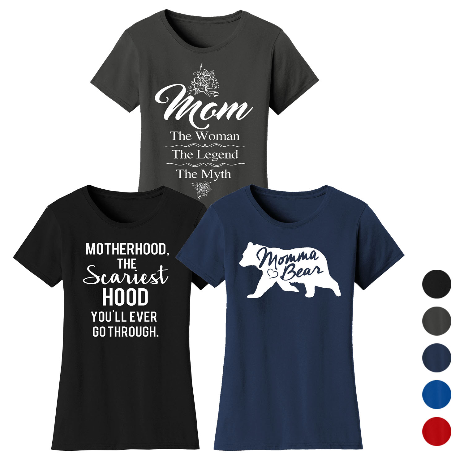 Women's Motherhood and Mama Bear T-Shirts