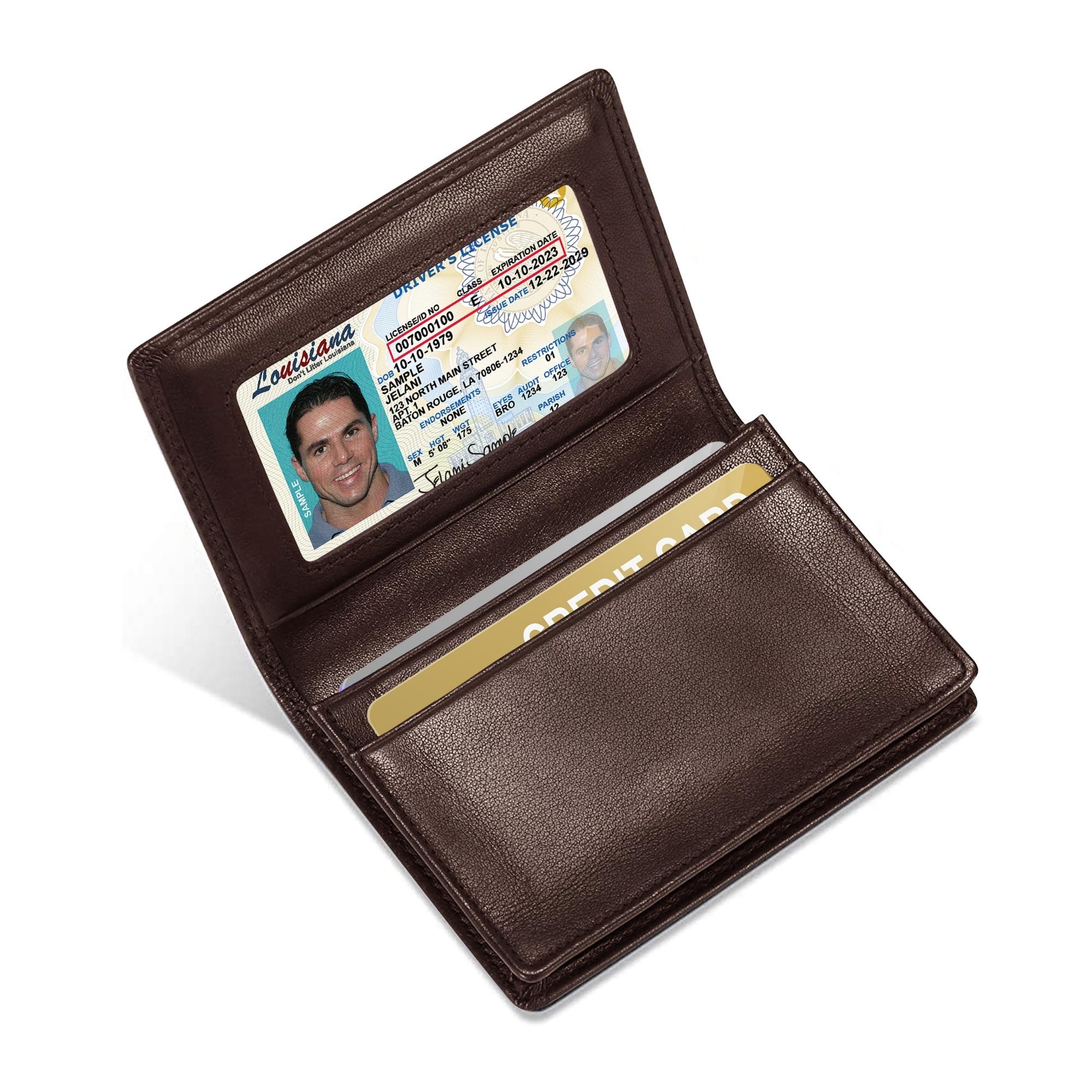 RFID Blocking Leather Expandable Wallet