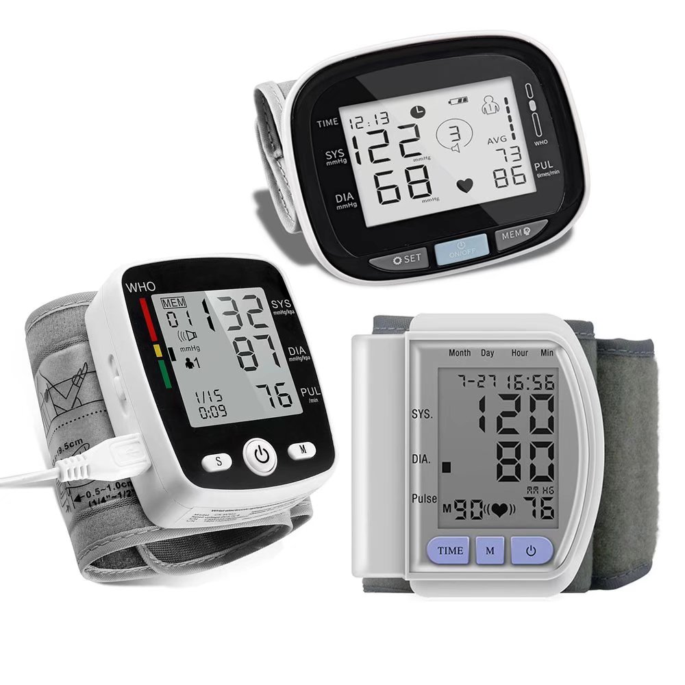 Wrist Blood Pressure Monitor with LCD Digital Display