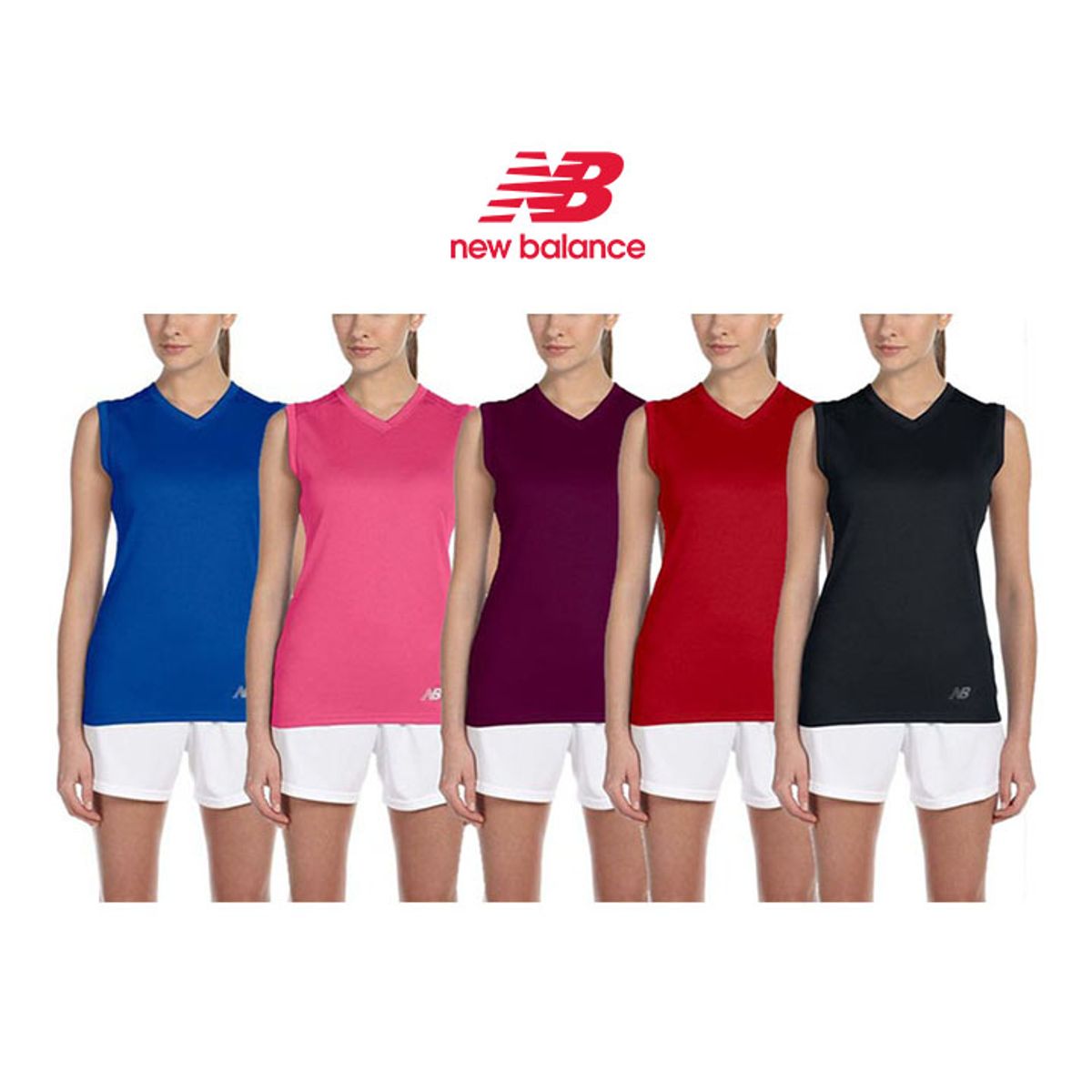 2-Pack Assorted Women's Performance Sleeveless V-Neck Tank by New Balance®