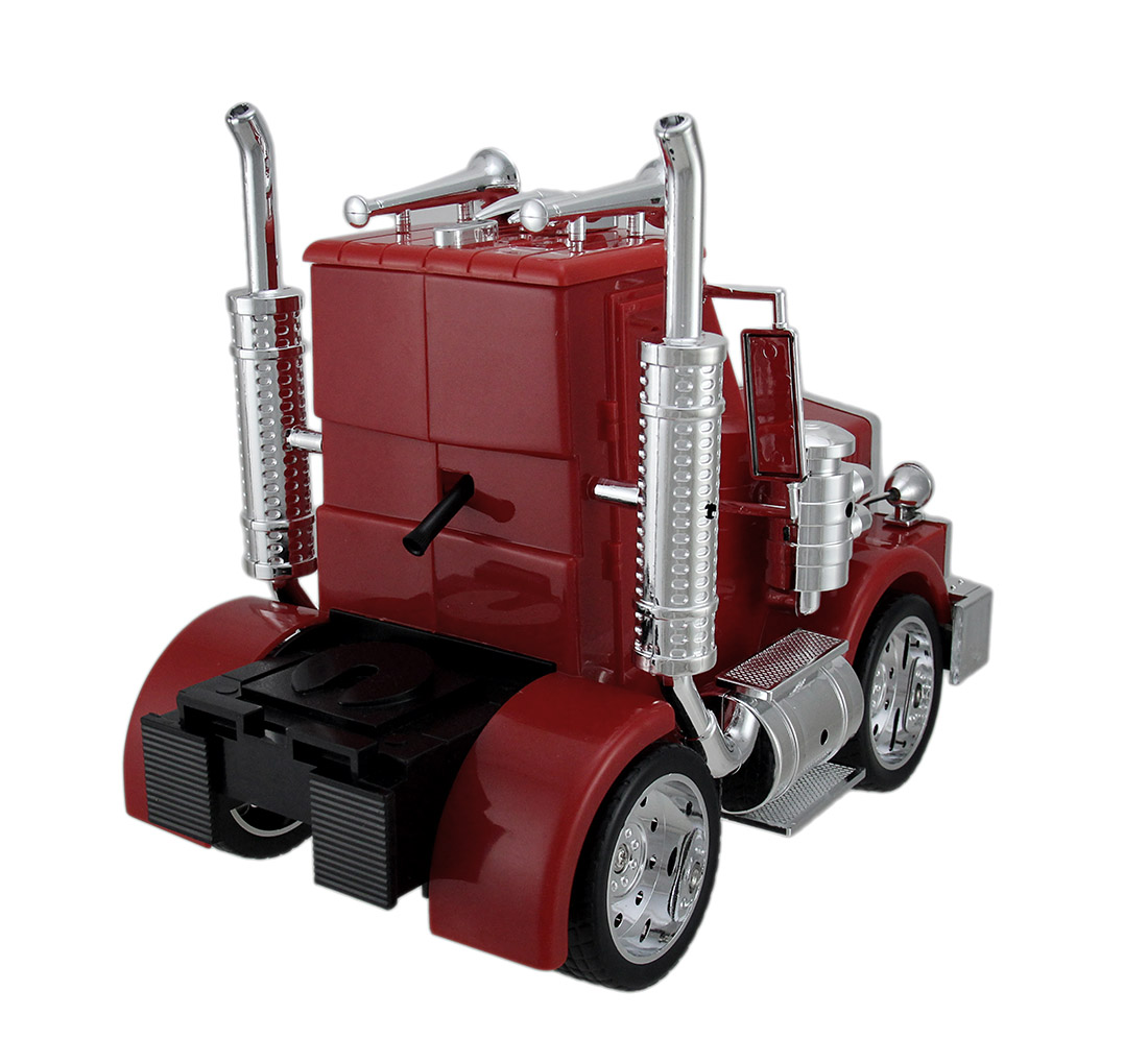 North American Big Rig Red Semi Truck Alarm Clock Alarm Clocks Tanga