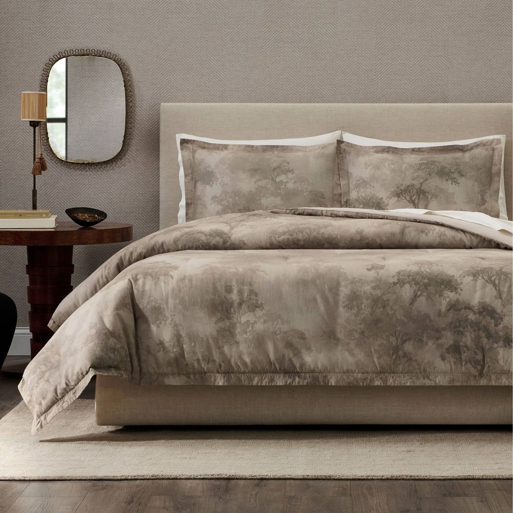 Jeremiah Brent Home 3pc Full/Queen 'Walk in the Woods' Cotton Duvet Set Bro