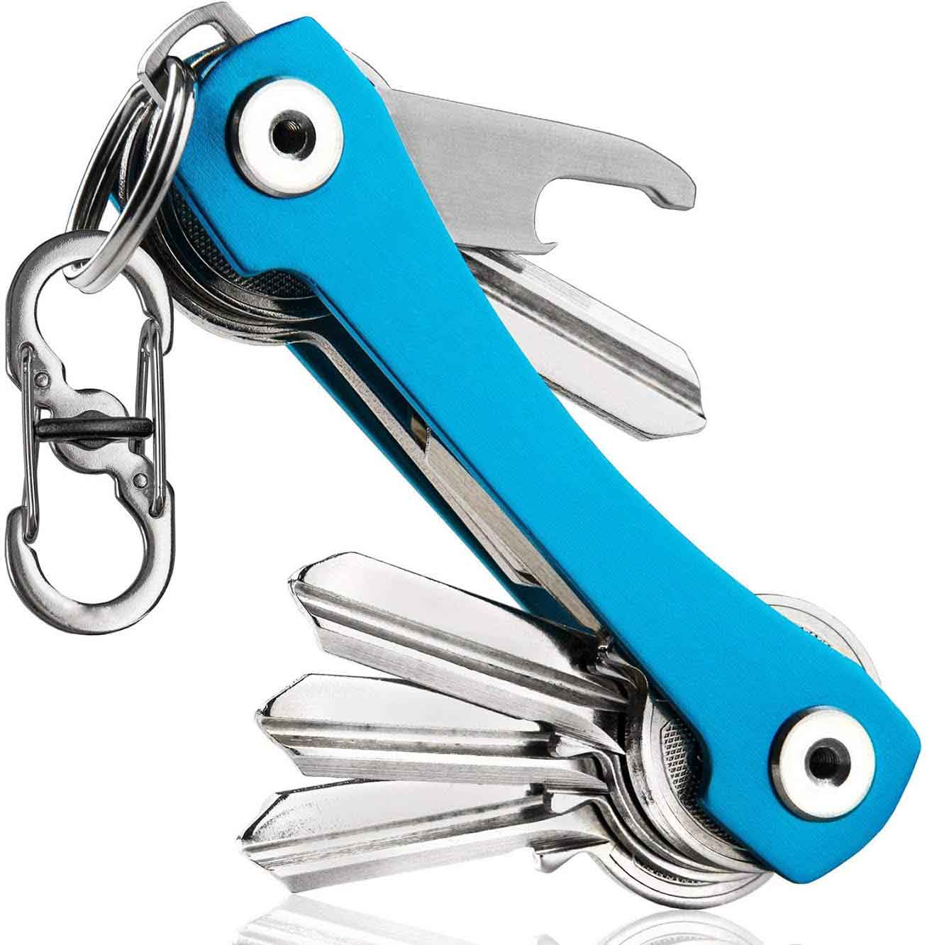 Multifunctional Smart Compact Key Organizer Bottle Opener Keychain