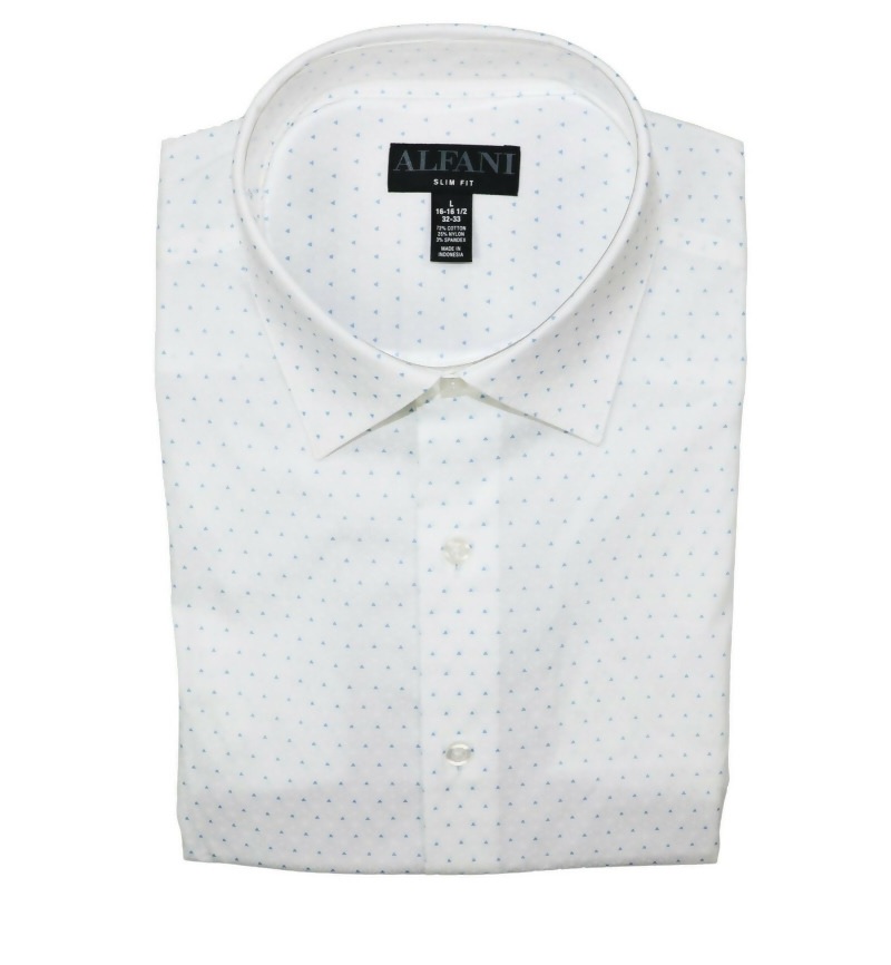 Dress Shirt Slim Fit Triangle-Print 