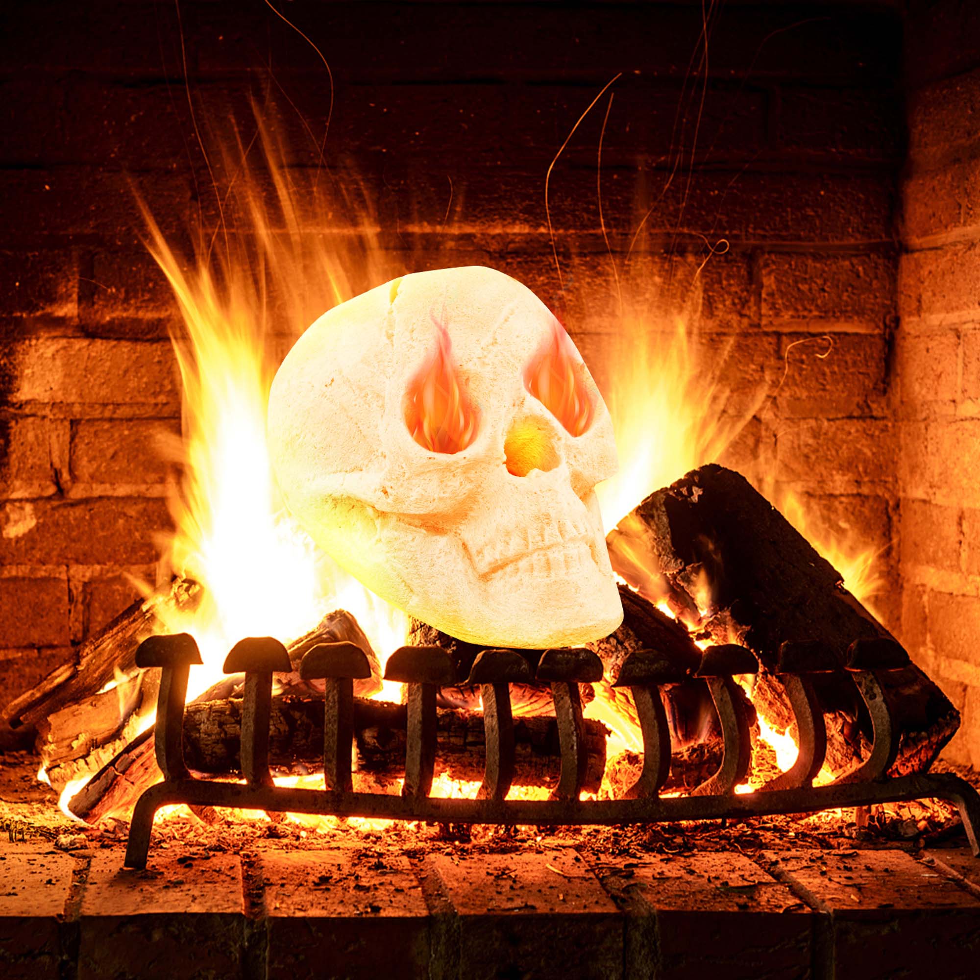 Ceramic Fireproof Skull