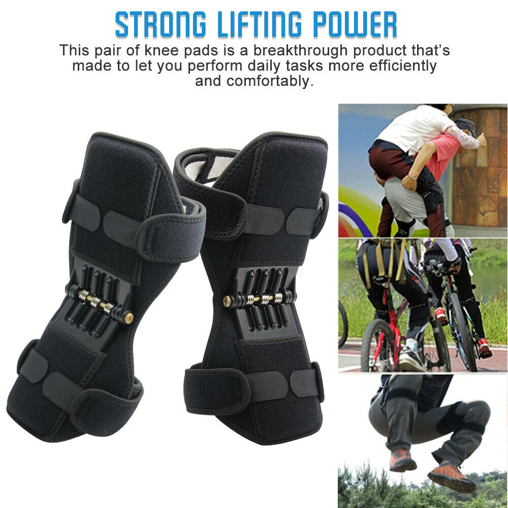 Joint Support Knee Lift Brace Spring Rebound for Hiking Climbing