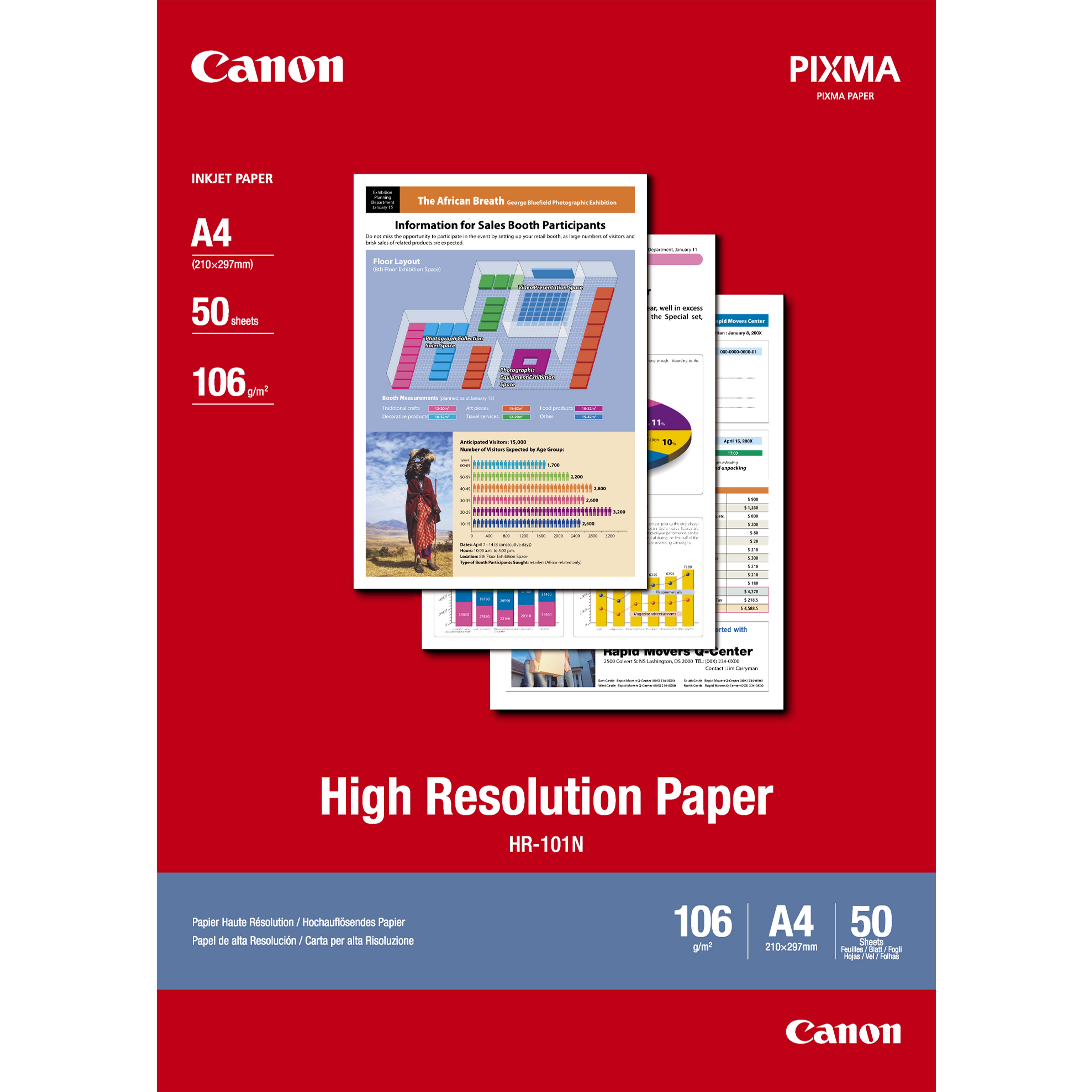Canon HR-101N A4 (50 sheets)High resolution paper