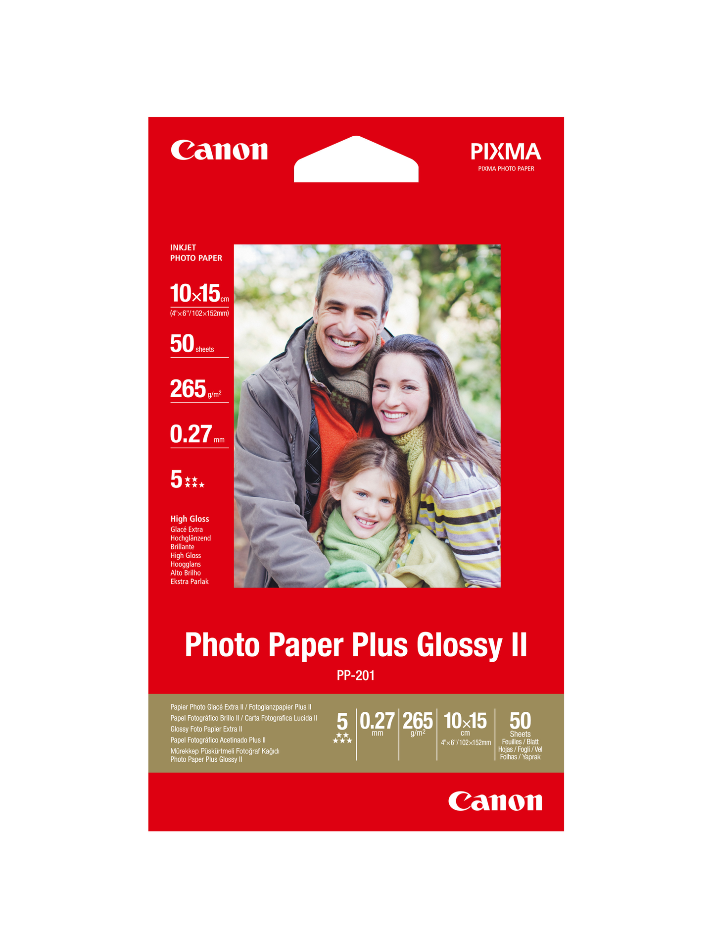 Canon PP-201 4 X 6 – 50 Sheets
