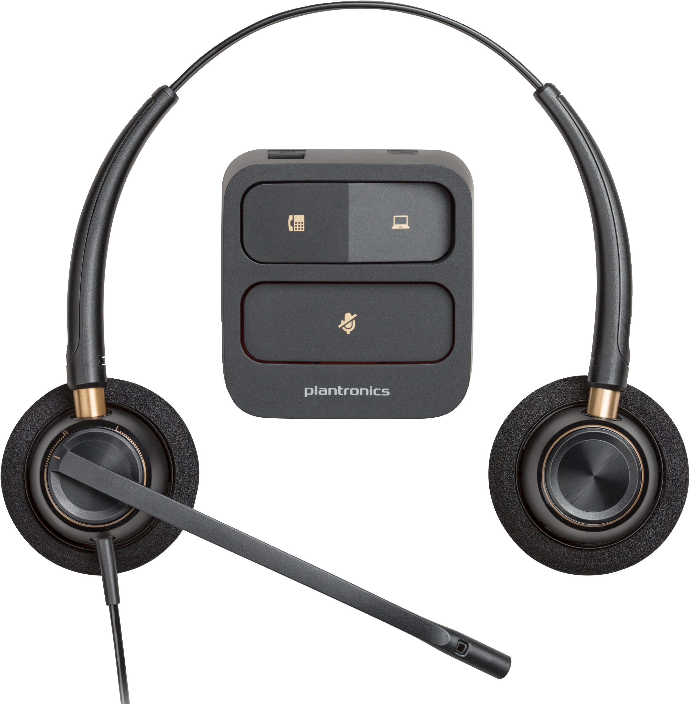 POLY ENCOREPRO 520 WITH QUICK DISCONNECT BINAURAL HEADSET (FOR EMEA)