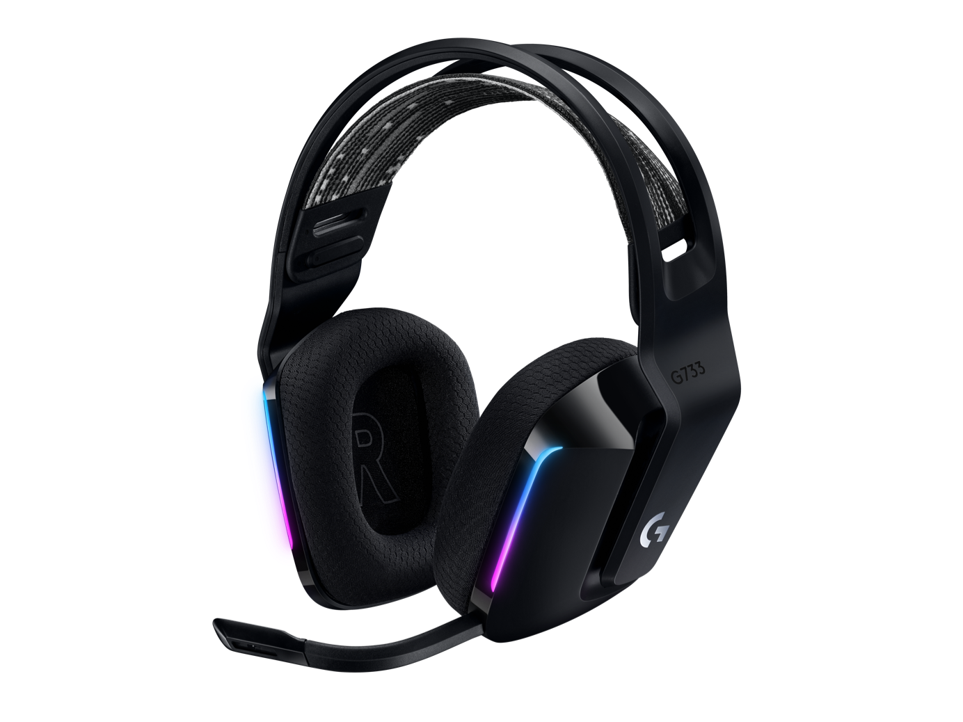LOGITECH G733 WIRELESS LIGHTSPEED RGB GAMING HEADSET – BLACK