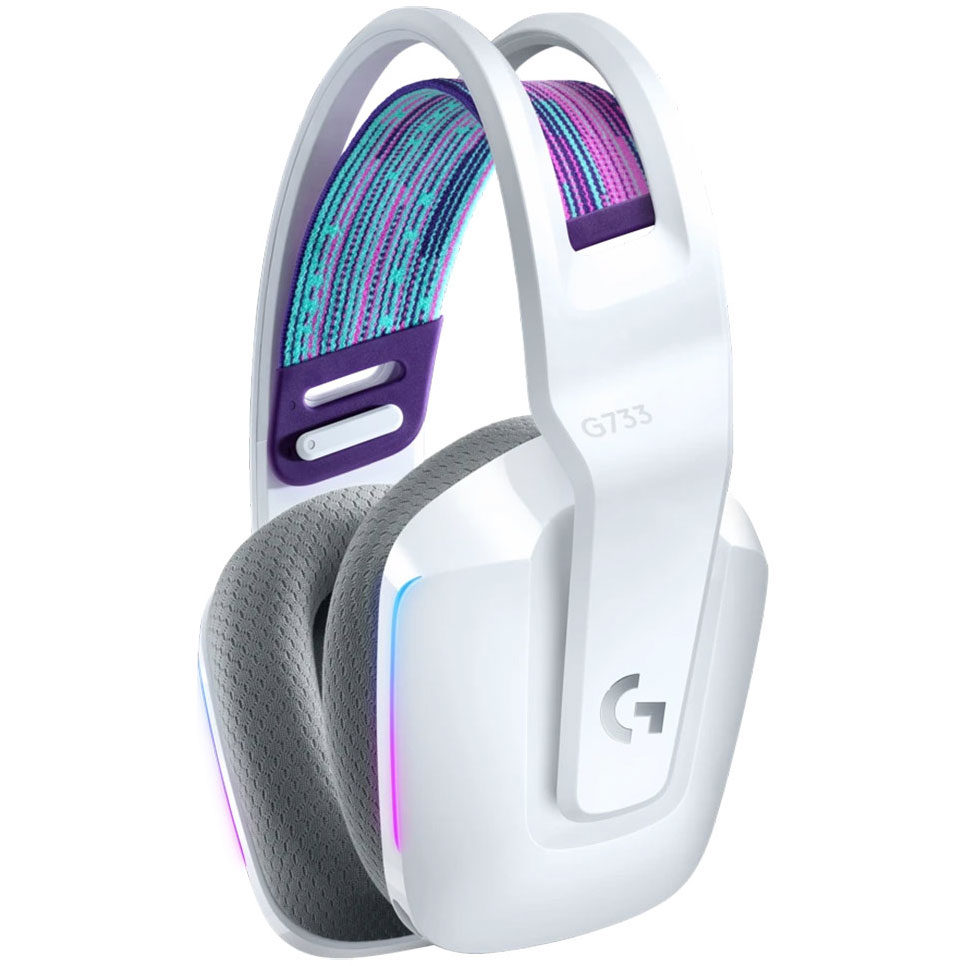 LOGITECH G733 WIRELESS LIGHTSPEED RGB GAMING HEADSET – WHITE