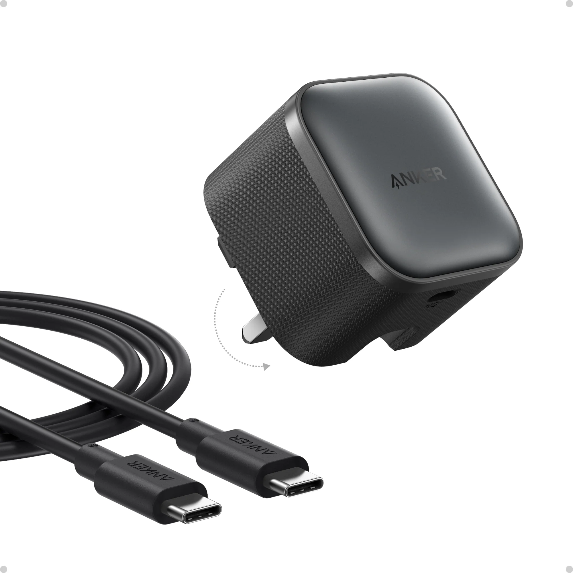 Anker 1 Port 45W Pd Nano Wall Charger Black Warranty 18 Month