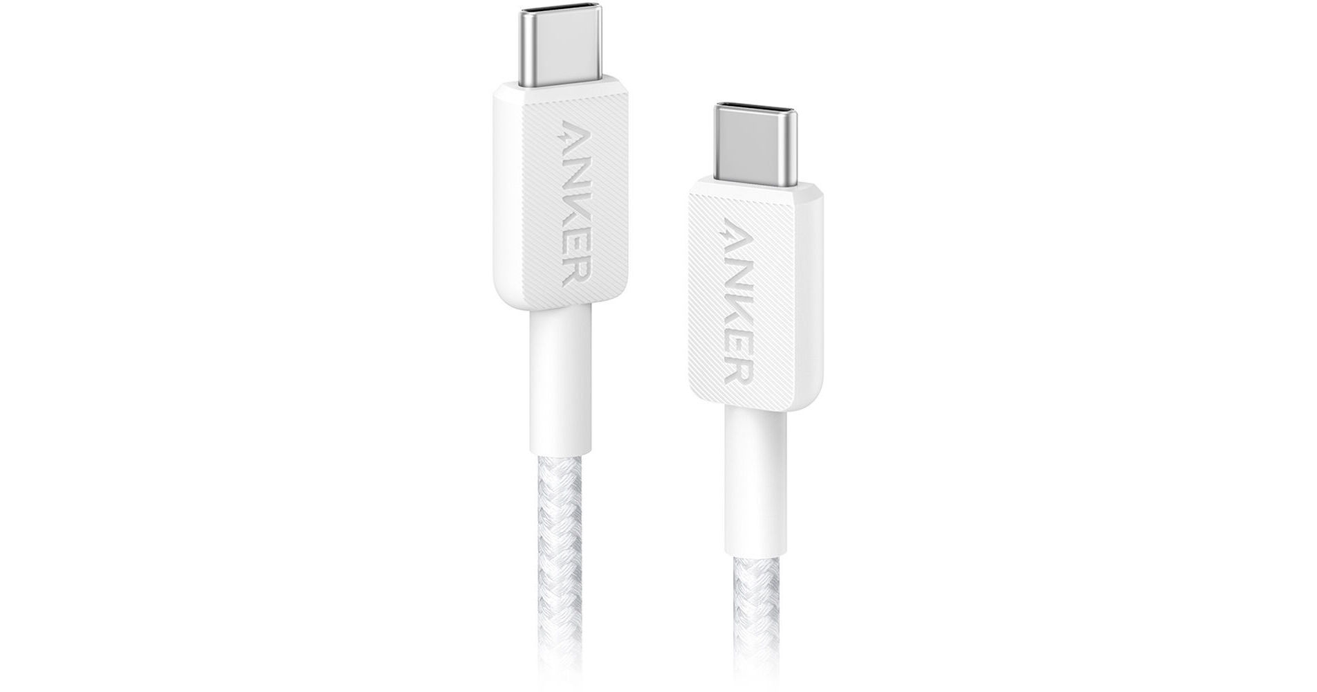 Anker 322 Type C to Type C Braided Cable 1.8M White Warranty 2 Year