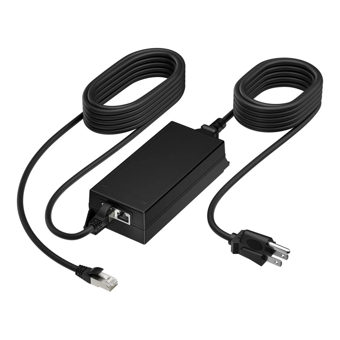 HP Poly POE ++ 65W 2.5G Adapter with 3.66M CAT6A Cable and Power Cord