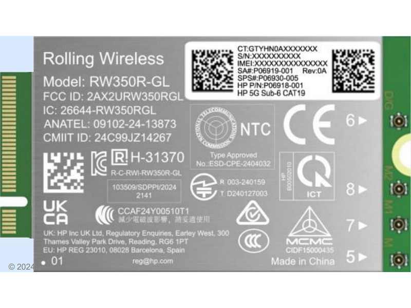 HP 5G Solution Wwan