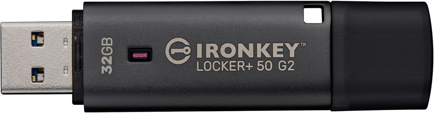 Kingston 32GB Ironkey Locker Plus 50 G2 Fips 197 AES-256