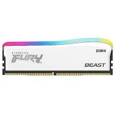 Kingston 8GB 3600MT/s DDR4 CL17 DIMM FURY Beast White RGB SE