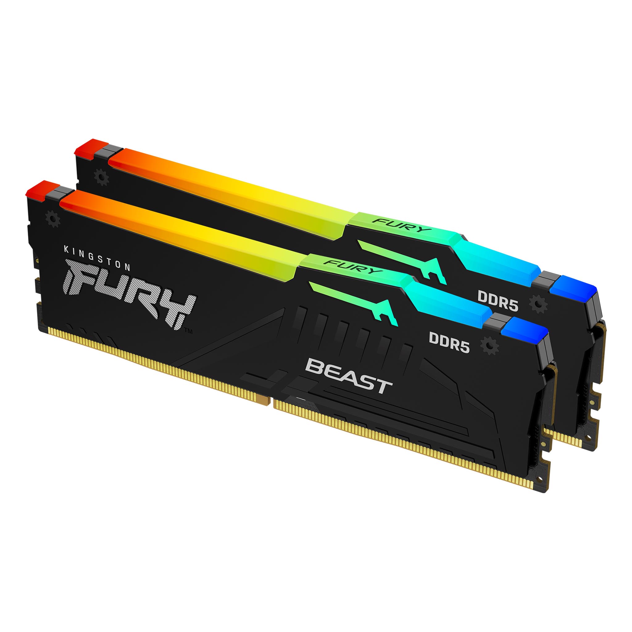 Kingston 32GB 5200MT/S DDR5 CL40 DIMM (Kit of 2) Fury Beast RGB