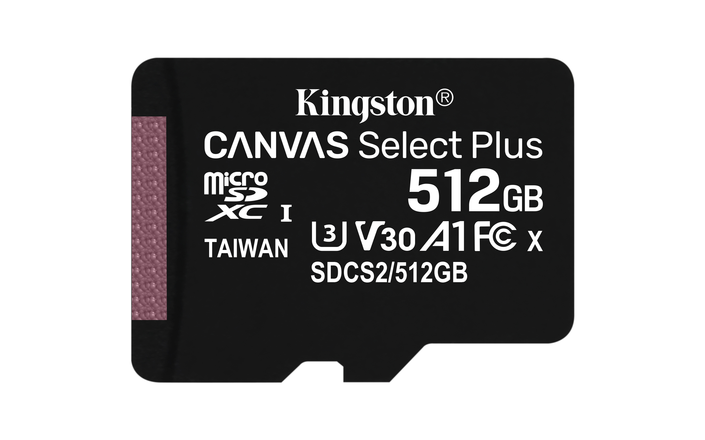 KINGSTON 512GB MICSDXC CANVAS SELECT PLUS 100R A1 C10 CARD + ADP