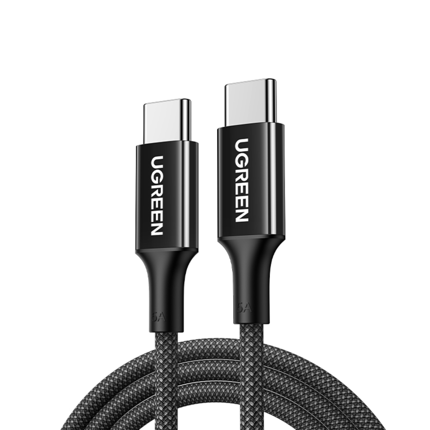 U Green Ty C to Ty C Braid Cable 2M 100W-Black