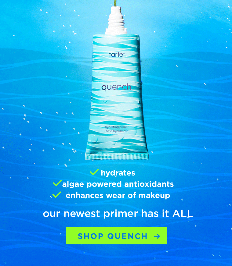 our newest primer has it ALL, SHOP QUENCH >>
