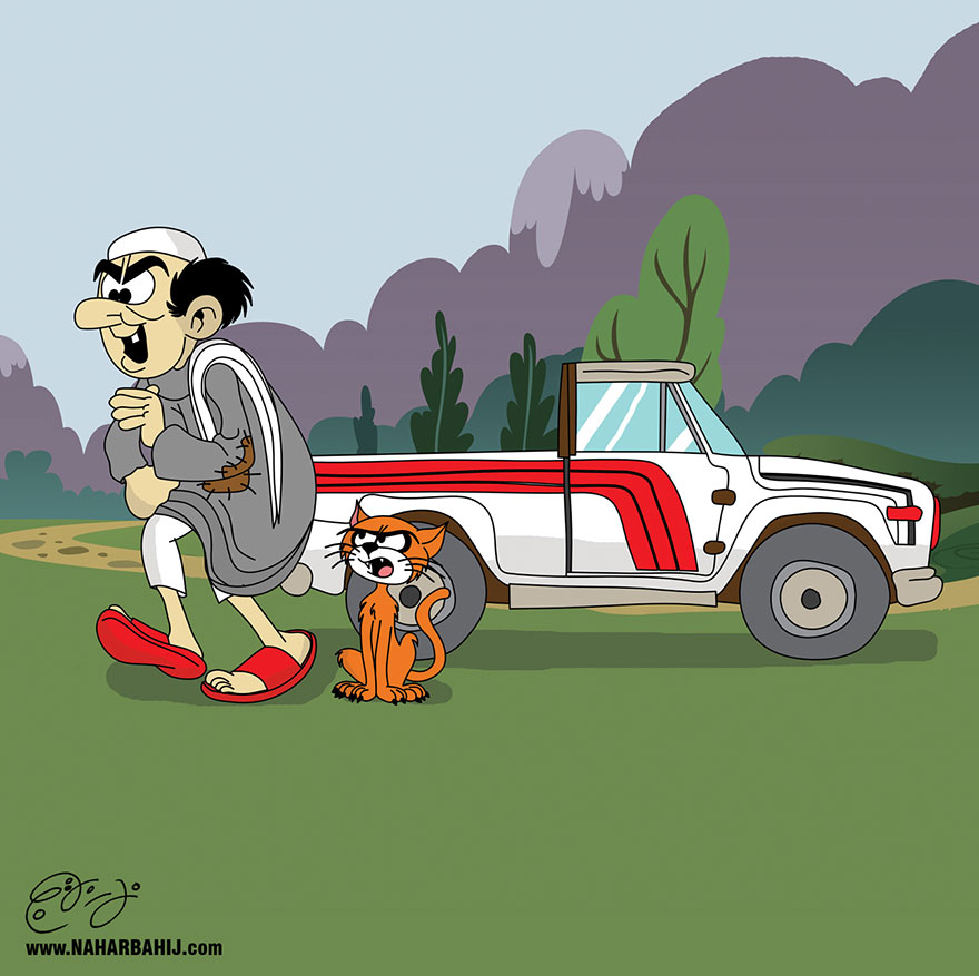 تخيل اشكال الشخصيات الكرتونية المشهورة اذا كانو عرب 